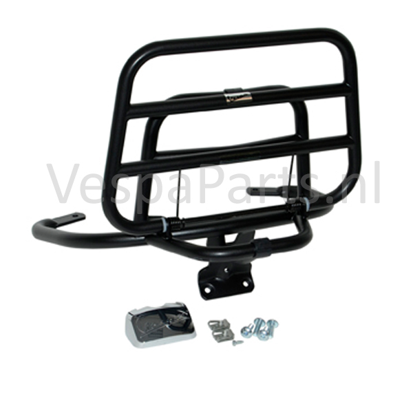 Achterdrager opklapbaar Vespa S/LXV/LX zwart origineel - Ves-Parts.com -  Vespa Accessoires, Gadgets, Onderdelen, Vintage, Retro - 675659