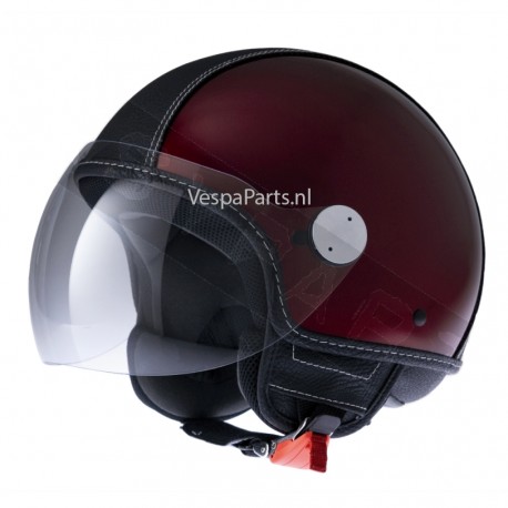 Vespa Helm "Copter" Rood Antares 849/A