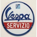 Gevelplaat Vespa Servizio