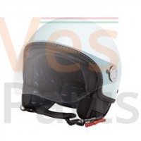 VESPA VISOR 4.0 DEMI-JET HELMET COLOR Licht Groen