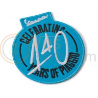 VESPA WD PATCH 140 YEARS SHAPED BLUE