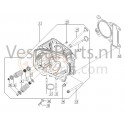 02: Uitlaatpakkingring Vespa ET4/LX/LXV/S
