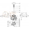 20: Carburateur Tube Vespa LX/LXV/S