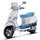 Vespa scooter Stickerset College blauw