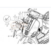 14: Kabelboom Koplamp Vespa S
