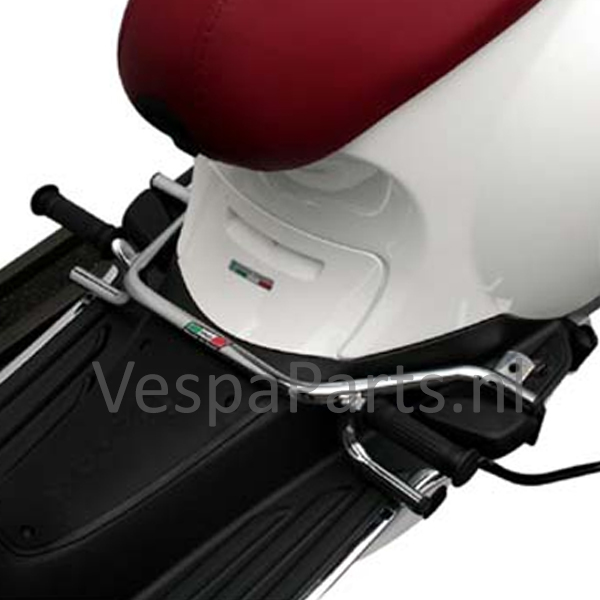 Voetsteunen duo passagier Vespa Primavera/Sprint chroom - Ves-Parts.com -  Vespa Accessoires, Gadgets, Onderdelen, Vintage, Retro - FA1002 SI