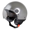 Vespa Helm "Visor" zilver Metal