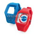Vespa Horloge cambio Target rood/blauw