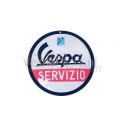 Plaat rond Vespa "Servizio"