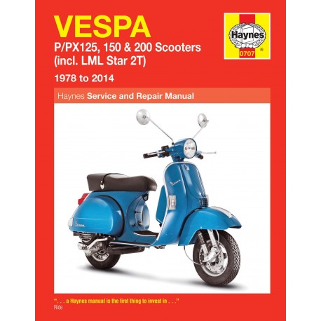 Haynes Werkplaatshandboek Vespa P/PX