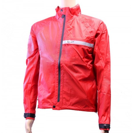 Vespa Regenjas Rider Essentials rood - Ves-Parts.com - Vespa ...