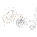 05. Voorwiel Tyre 110/70-11 (Michelin) Vespa Primavera/Sprint
