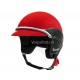 Vespa Helm "Soft touch" rood Dragon 894
