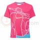 Vespa Young Kid T-shirt Roze/Blauw