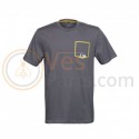 Vespa Grafische T-shirt Grijs/Geel