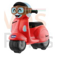Speelgoed Scooter Chicco Vespa Rood