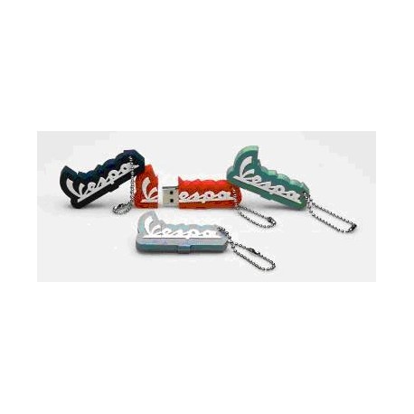 USB Stick 2GB Vespa (rood, licht blauw, blauw, groen)