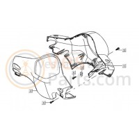 03/06: Plaatmoer (Speednut) en plaatschroef Stuurbekleding