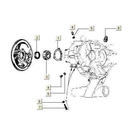 AS34 ball joint, panhard rod - (per stuk)
