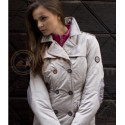 Jacket Technical Trench dames (roze)