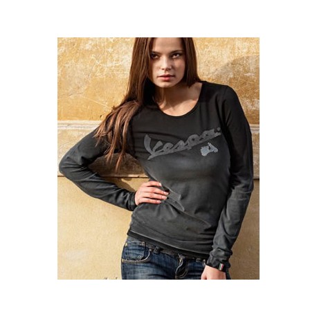 Vespa T-Shirt dames Long Sleeve (diverse kleuren)