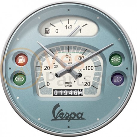 Wandklok Vespa 125