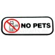 Sticker No Pets Vespa LX/LXV/S/Primavera