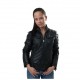Jacket "Leather" dames (bruin, zwart)