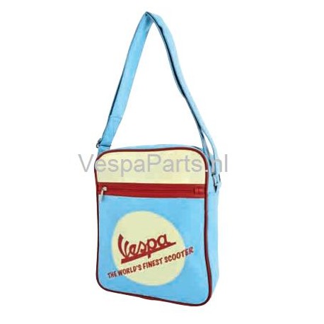 Vespa Tas "Tracolla" Logo blauw/rood