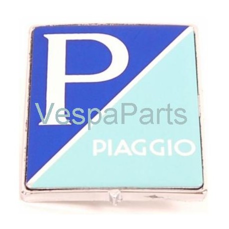 01: Embleem Piaggio logo (voorscherm) Vespa scooters