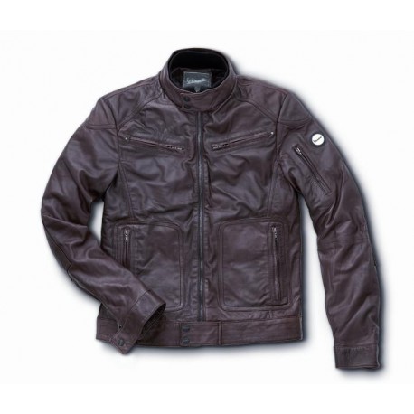 Vespa Heren Jacket leer Marrone