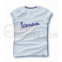 Vespa Dames T shirt Bianca logo